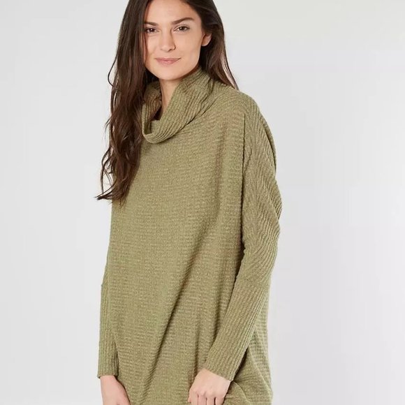 We The Free [Free People] NWT Kitty Thermal Tunic Top/Dress in Black - Size L - Picture 2 of 10